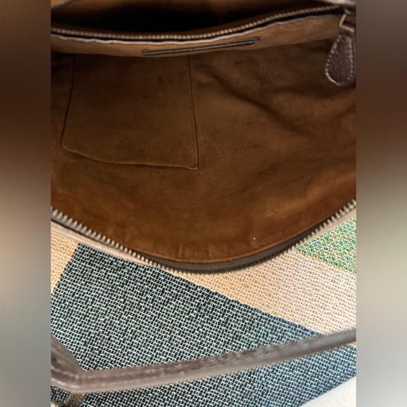 ✨💯100% Authentic Bottega Veneta Silver gray Woven Leather Nodini Crossbody Bag - Picture 8 of 14